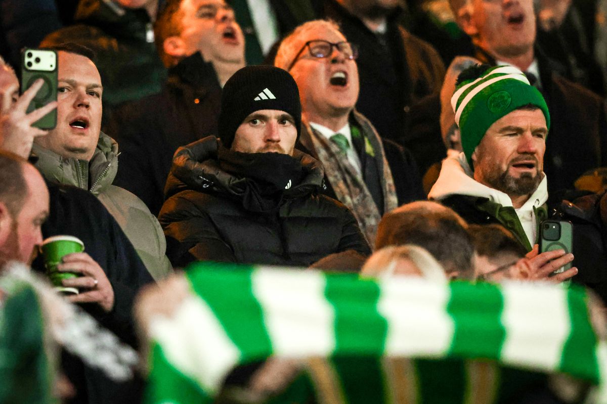 Andy Robertson at Celtic Park