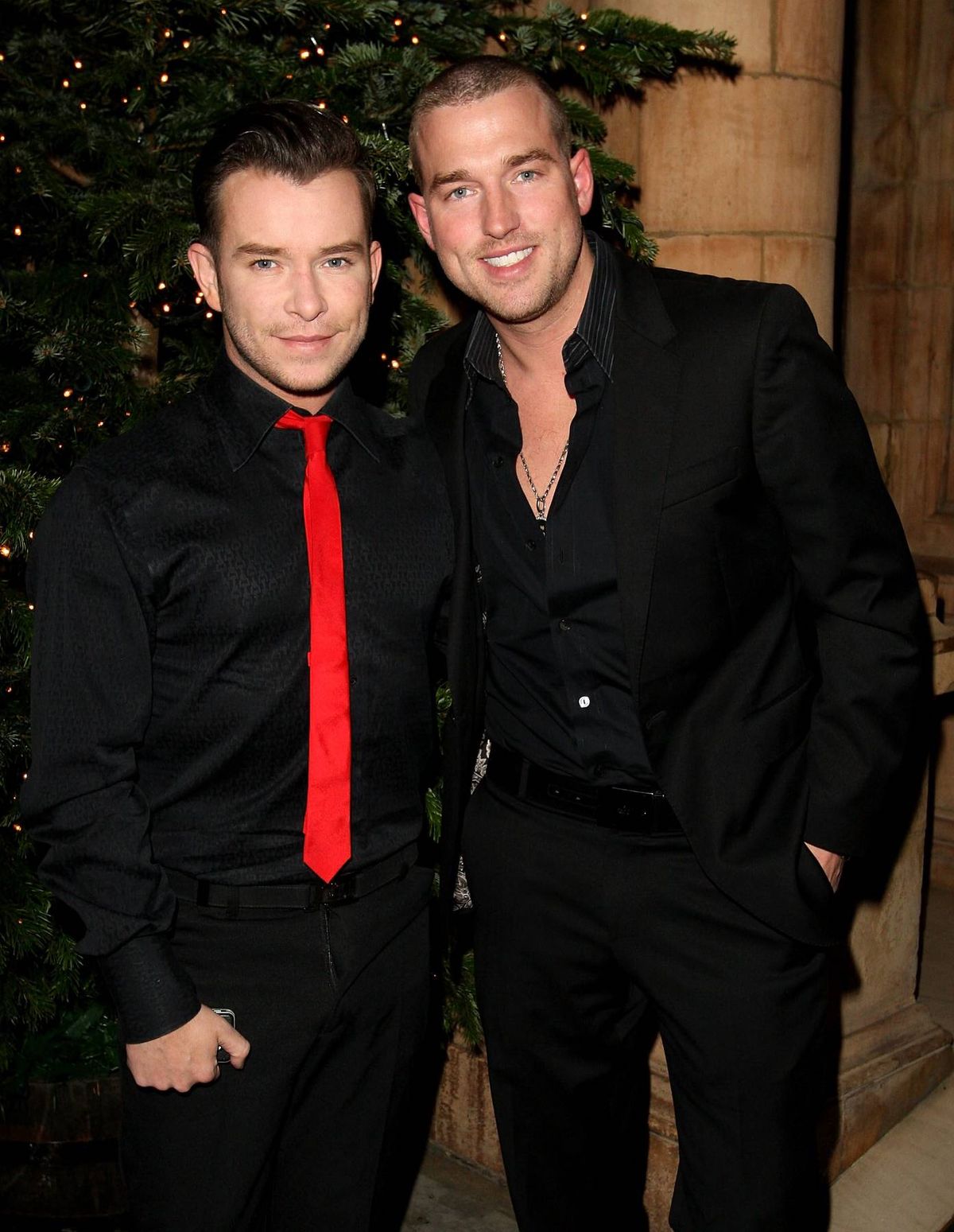 Stephen Gately with Andrew Cowles