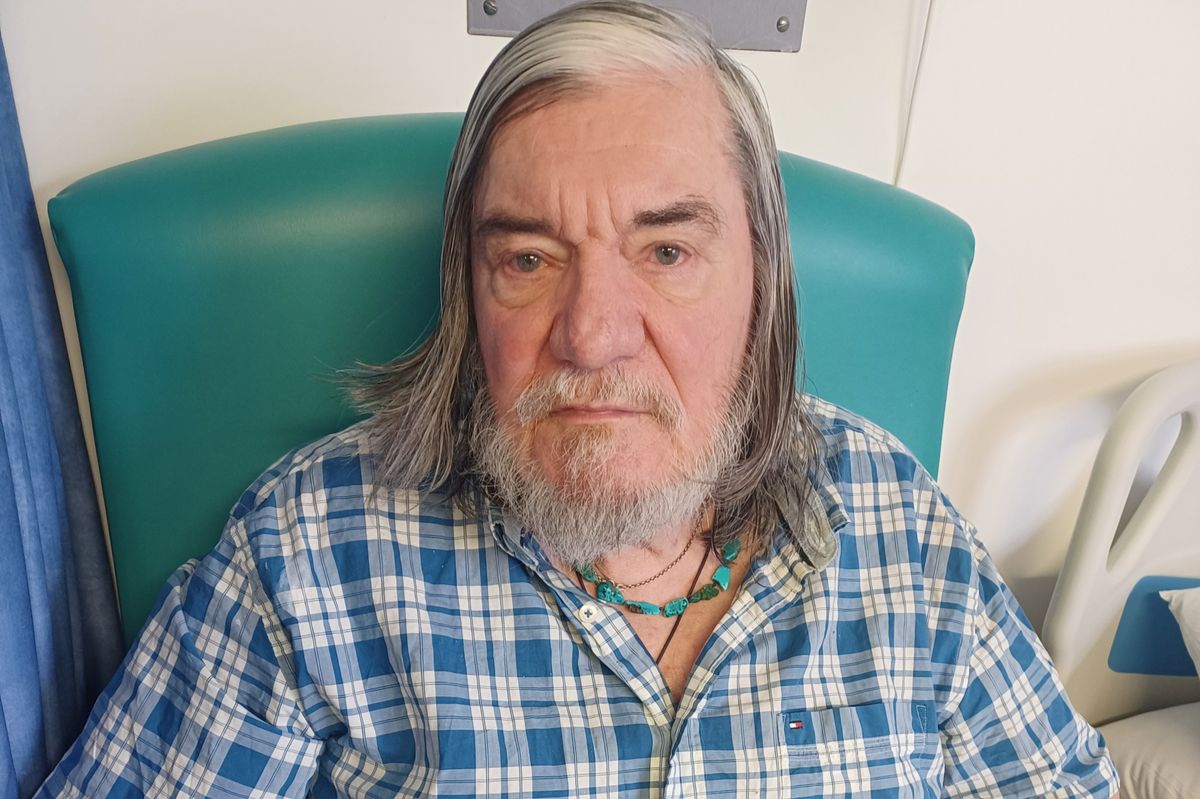 David Birch, 77, said he is 'extremely frightened' about having to leave hospital