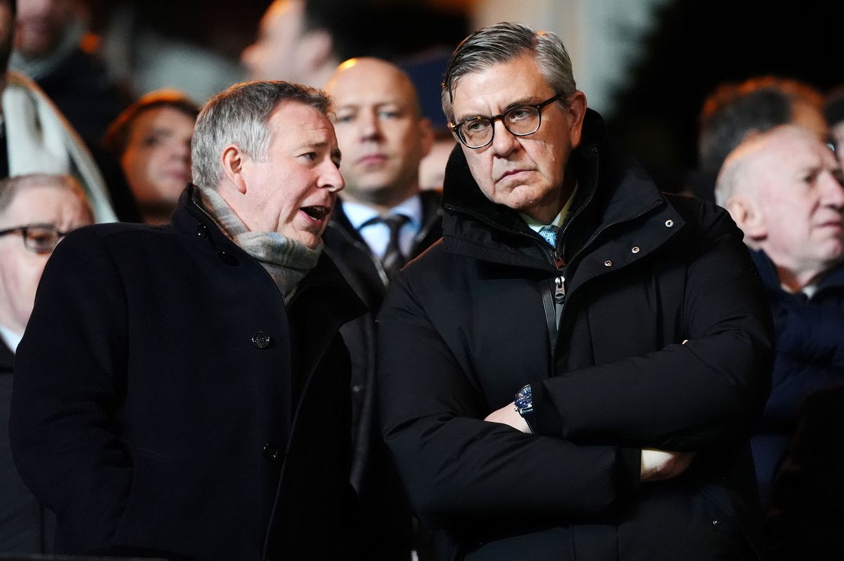 Rangers chairman Andrew Cavenagh (right) and interim CEO Fraser Thornton 