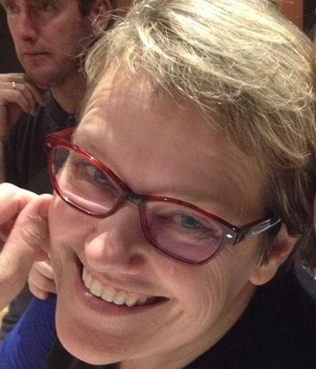 Elaine Smith smiles for the camera in a selfie