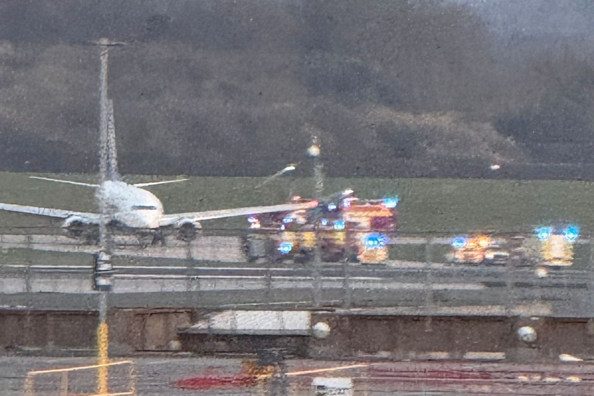 Emergency services at Manchester Airport