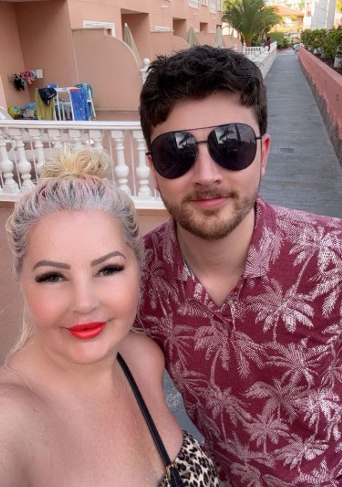 Emma pictured with her son Dan 