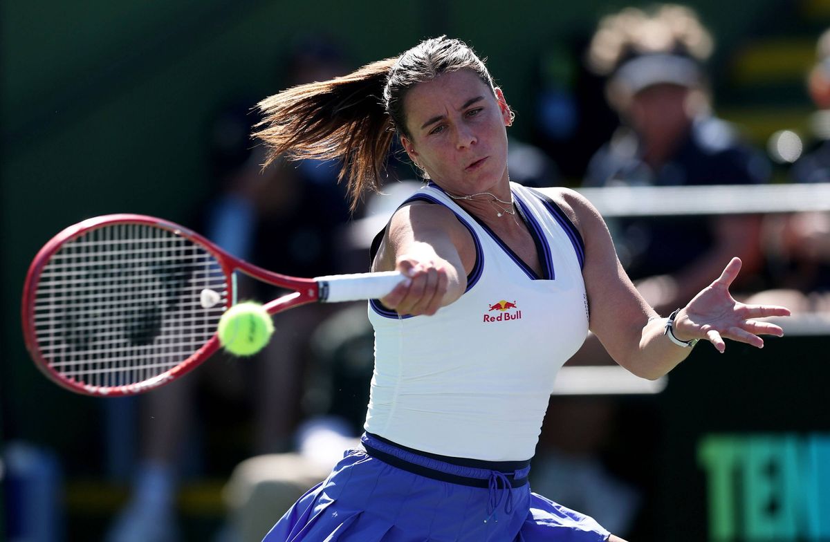 Emma Navarro at the Paribas Open 2026 - Day 4