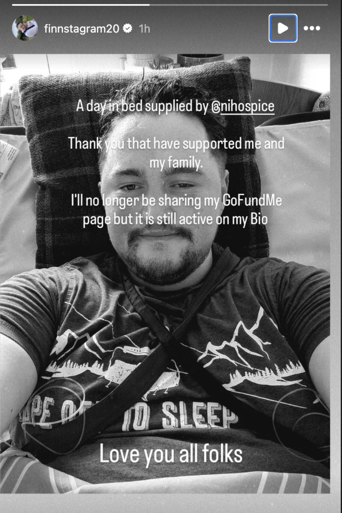 Finnian Garbutt's Instagram post