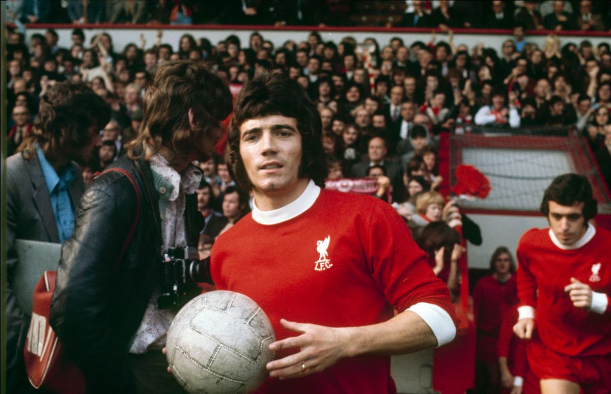 Keegan during his time as a Liverpool player