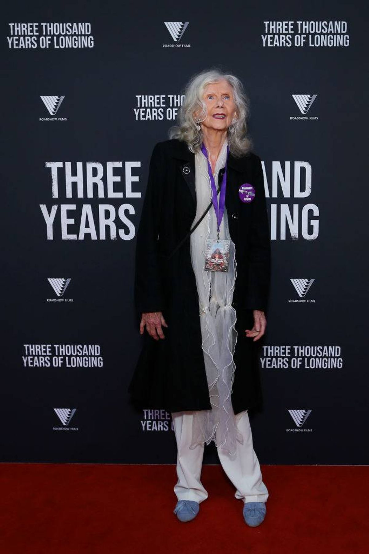 Anne Charleston arrives at the Sydney premiere of "Three Thousand Years of Longing" on August 28, 2022 in Sydney
