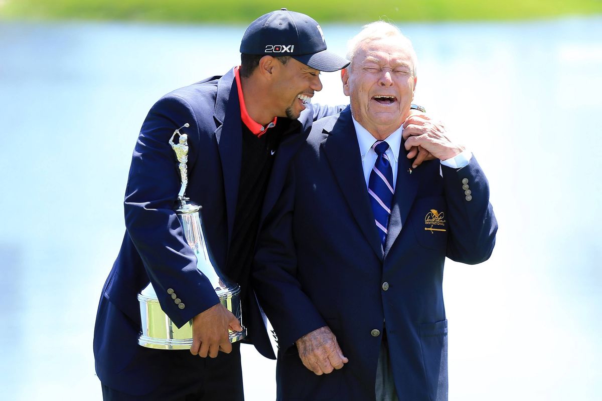 Arnold Palmer spoke incredibly highly of Tiger Woods