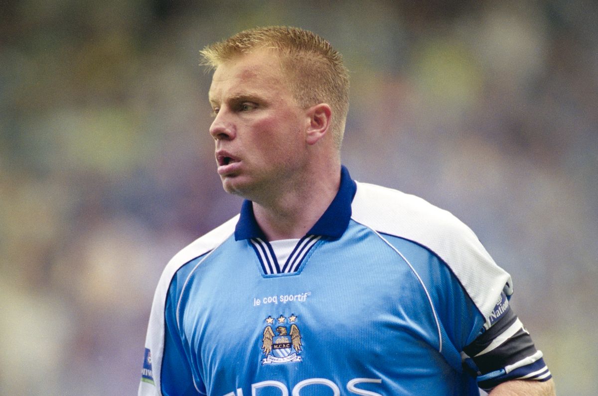 Andy Morrison during a Manchester City game