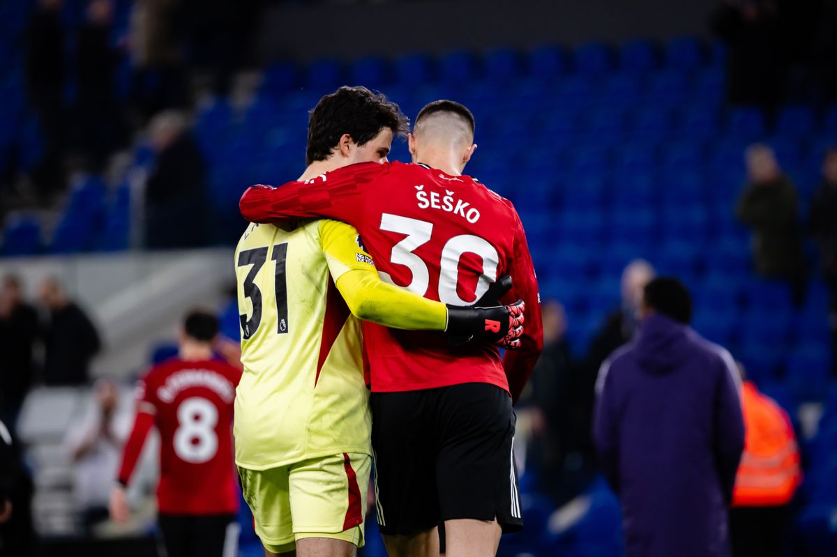 Senne Lammens and Benjamin Sesko