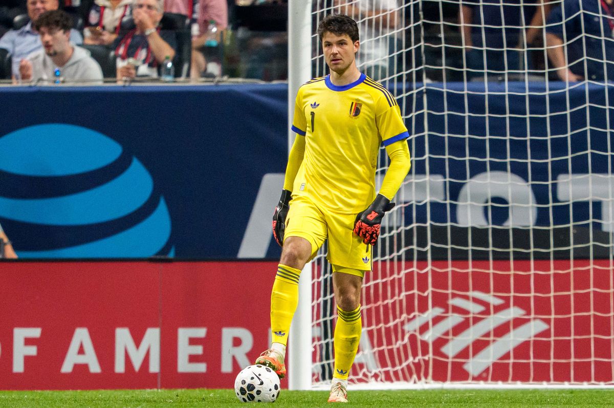 Senne Lammens impressed for Belgium in their convincing victory over the United States