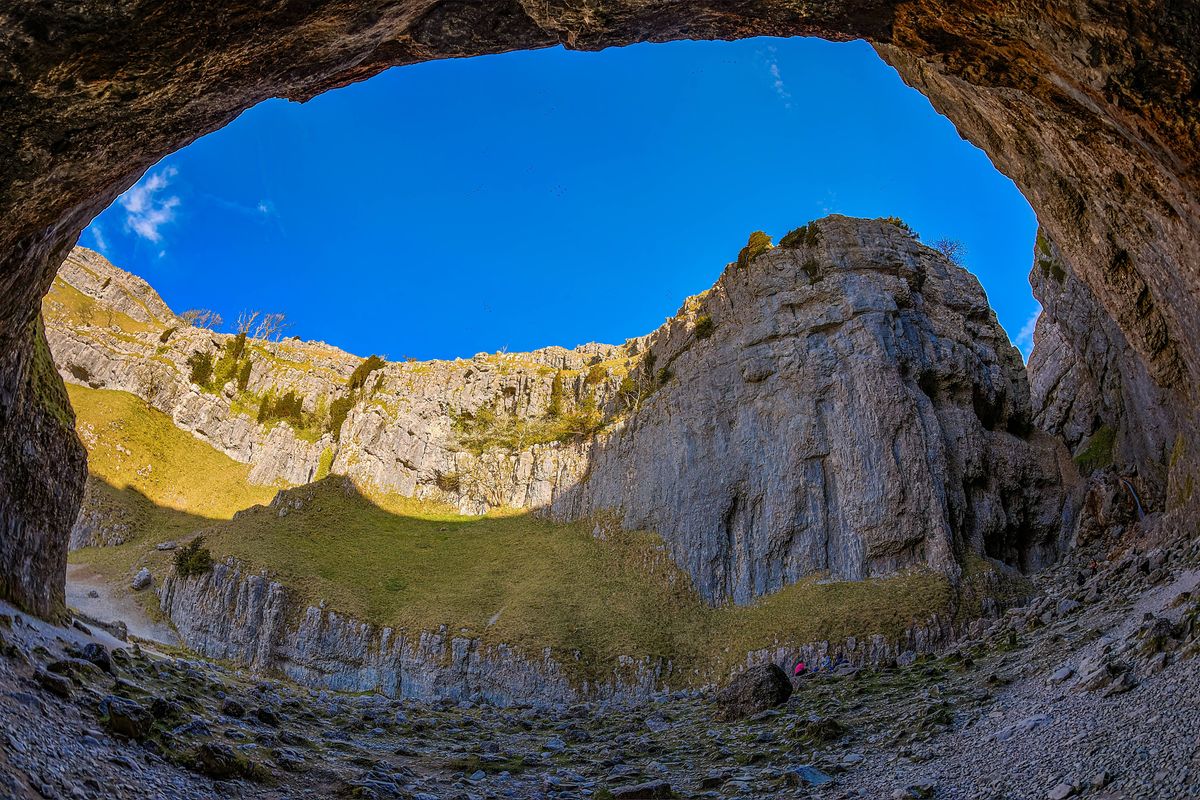 Gordale Scar, Yorkshire Dales, Yorkshire, United Kingdom. Photo taken on the 12th of April 2025.