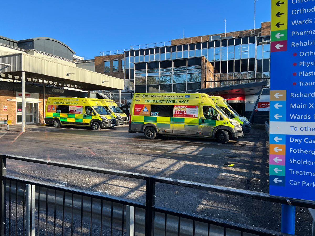 The new Urgent Treatment Centre would be built on space currently used by ambulances, adjacent to the A&E department at Good Hope Hospital in Sutton Coldfield