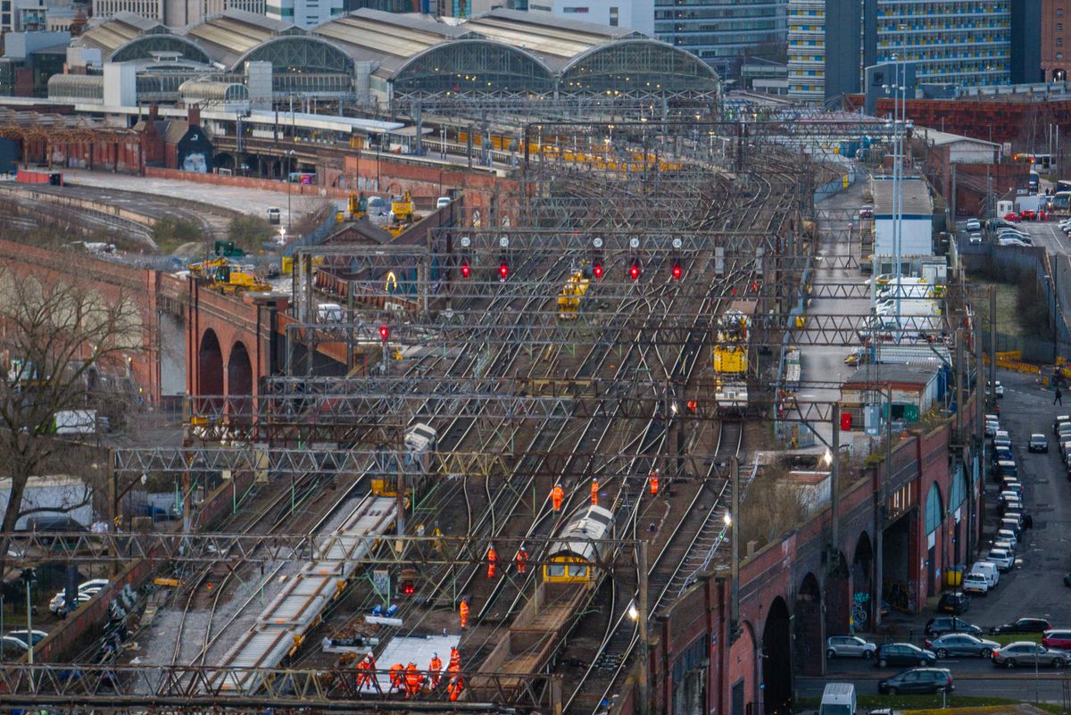 Work at Manchester Piccadilly
