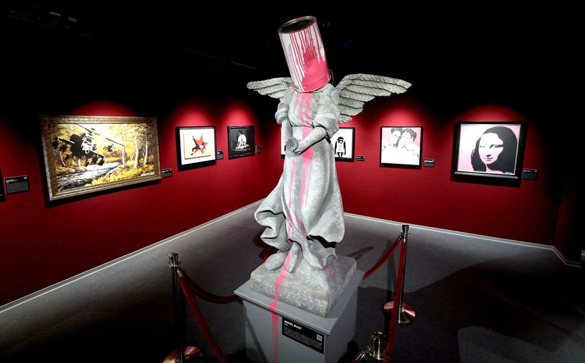 The Mystery of Banksy - A Genius Mind is on at Depot Mayfield until June 28