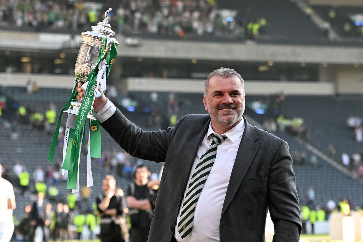 Postecoglou won the treble with Celtic during his second and final season in charge