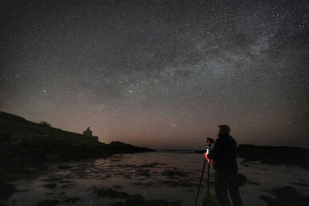 Experts say that the best time to see the planets align will be just after sunset