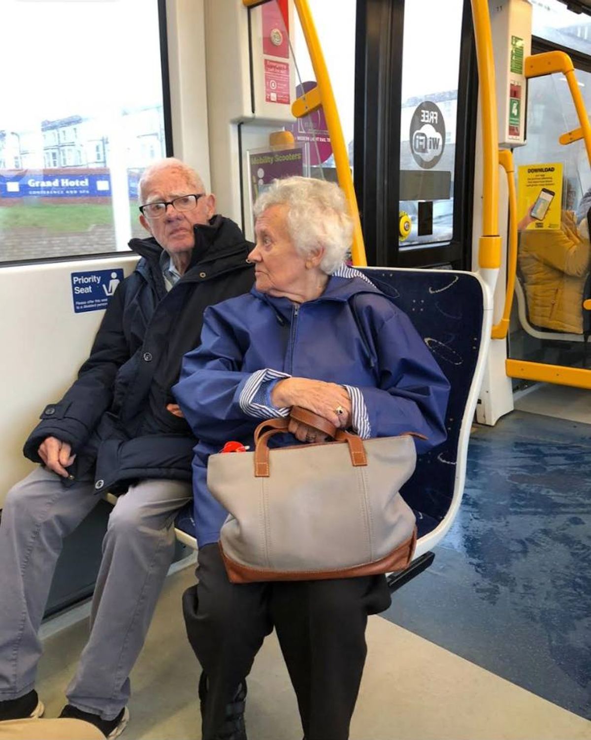George and Margaret in Blackpool in late 2025