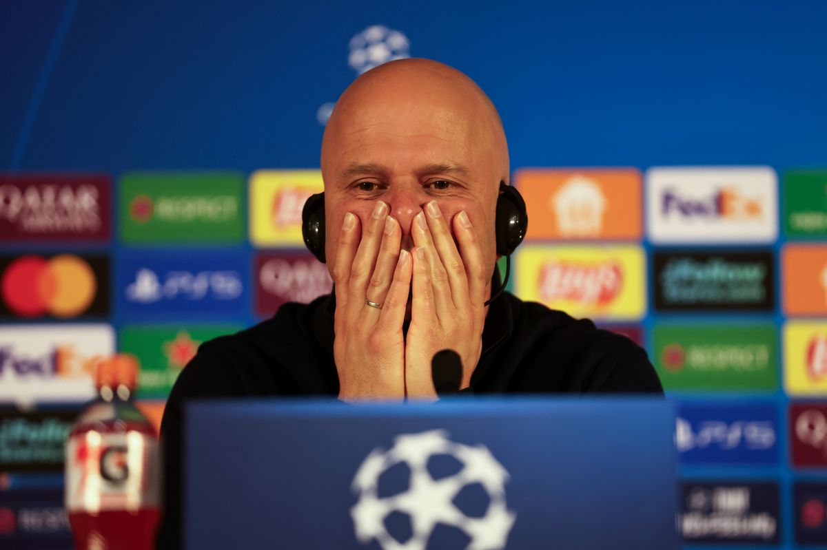 Liverpool head coach Arne Slot during a press conference