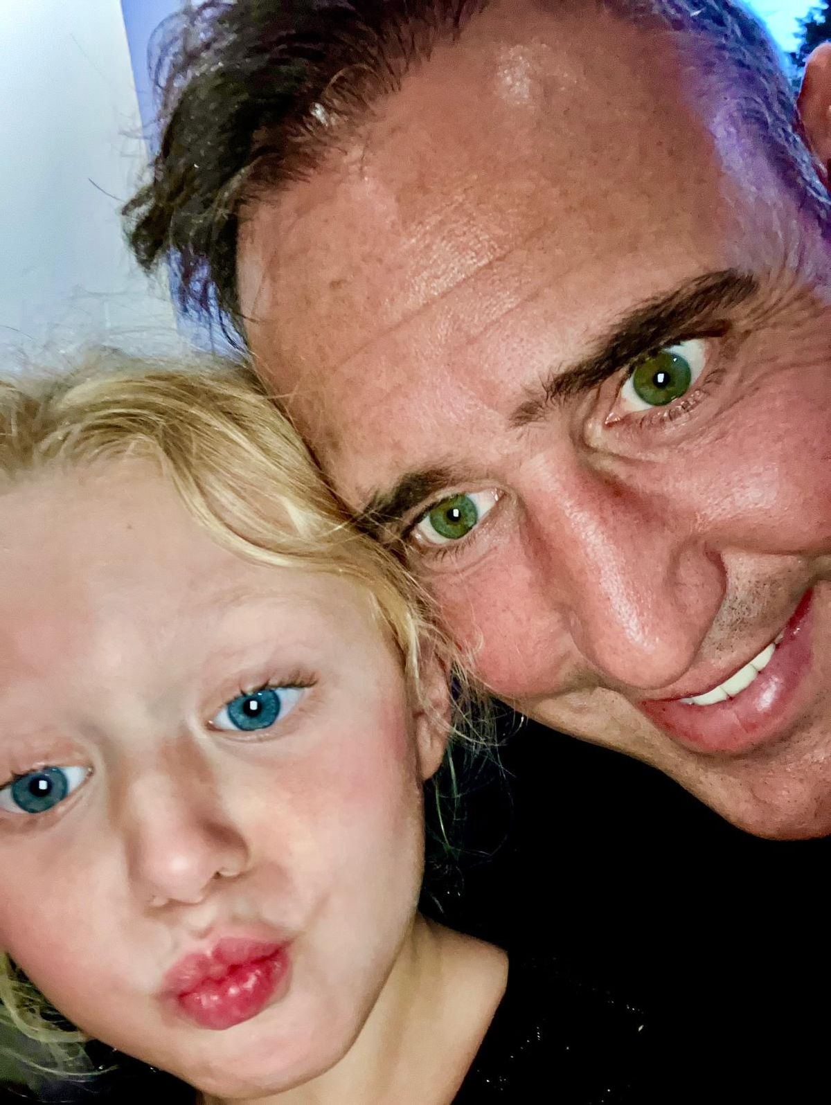 Noa-Rose with dad Scott