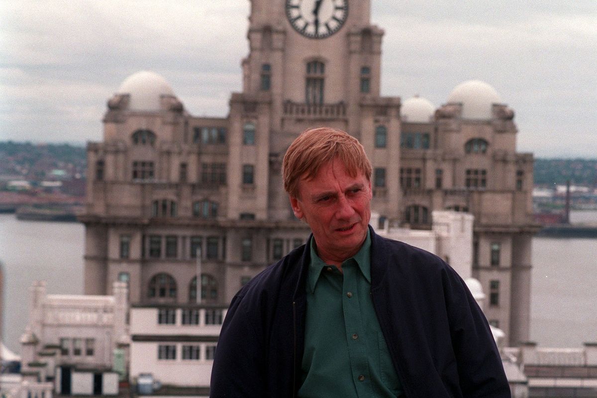 Tom Georgeson has died aged 88. Pictured in character in 1998 in character as DC Howard Jones in Liverpool One