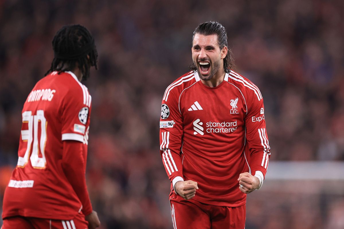 Dominik Szoboszlai during the UEFA Champions League 2025/26 Round of 16 Second Leg match between Liverpool FC and Galatasaray SK at Anfield. 