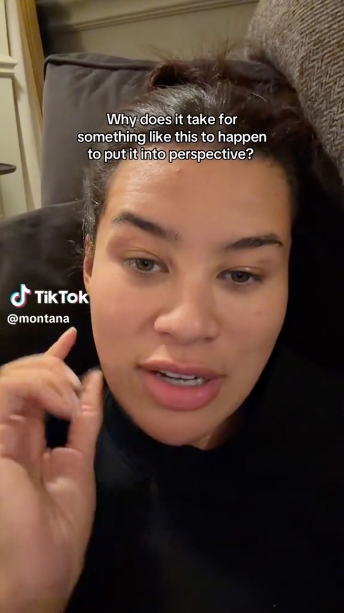 Montana fumed on TikTok