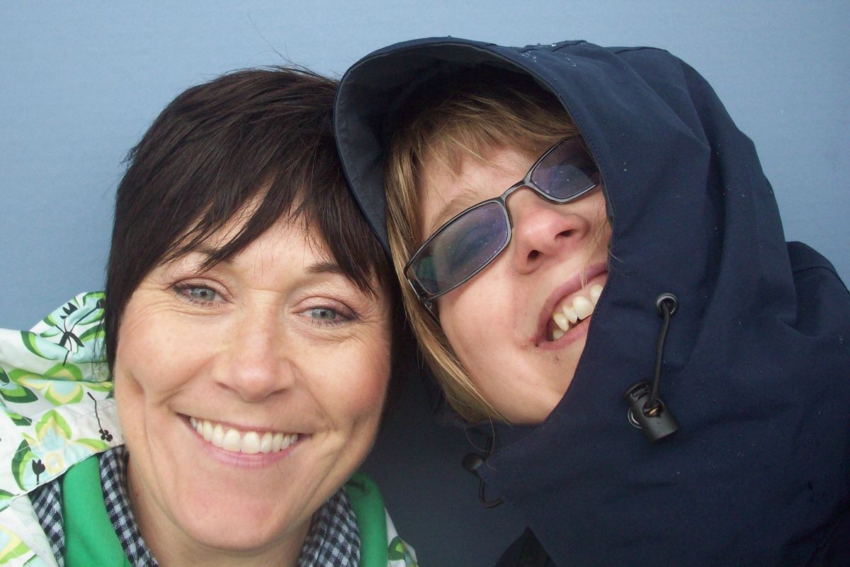 Louise Morley, known to her family as Lucy, with her sister Sara Metcalf