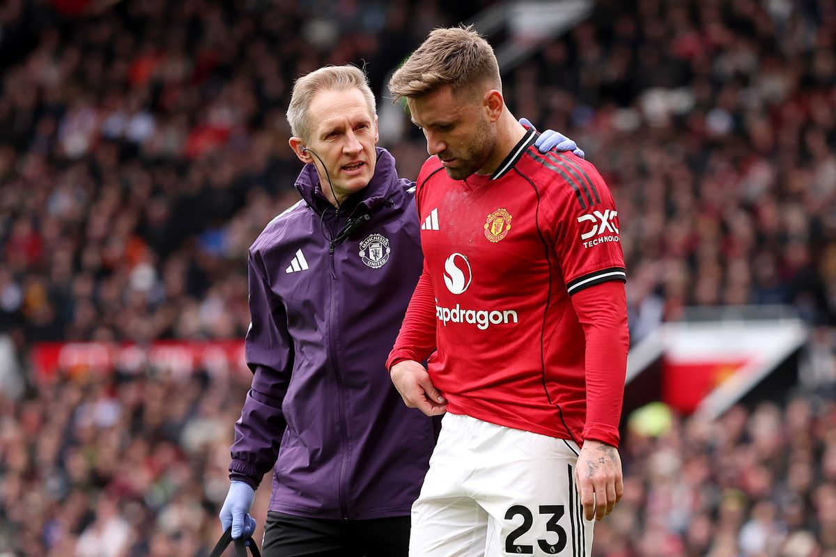 Manchester United defender Luke Shaw suffered an injury in the Premier League triumph over Crystal Palace