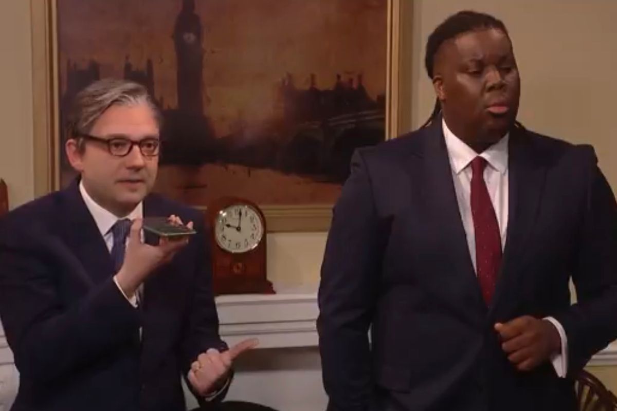 The US President shared a Saturday Night Live sketch mocking Keir Starmer