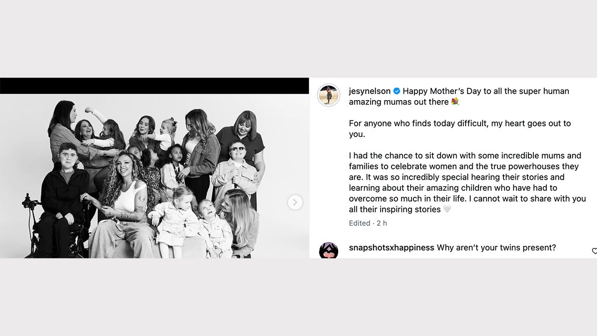 Jesy Nelson posts loving Mother's Day message