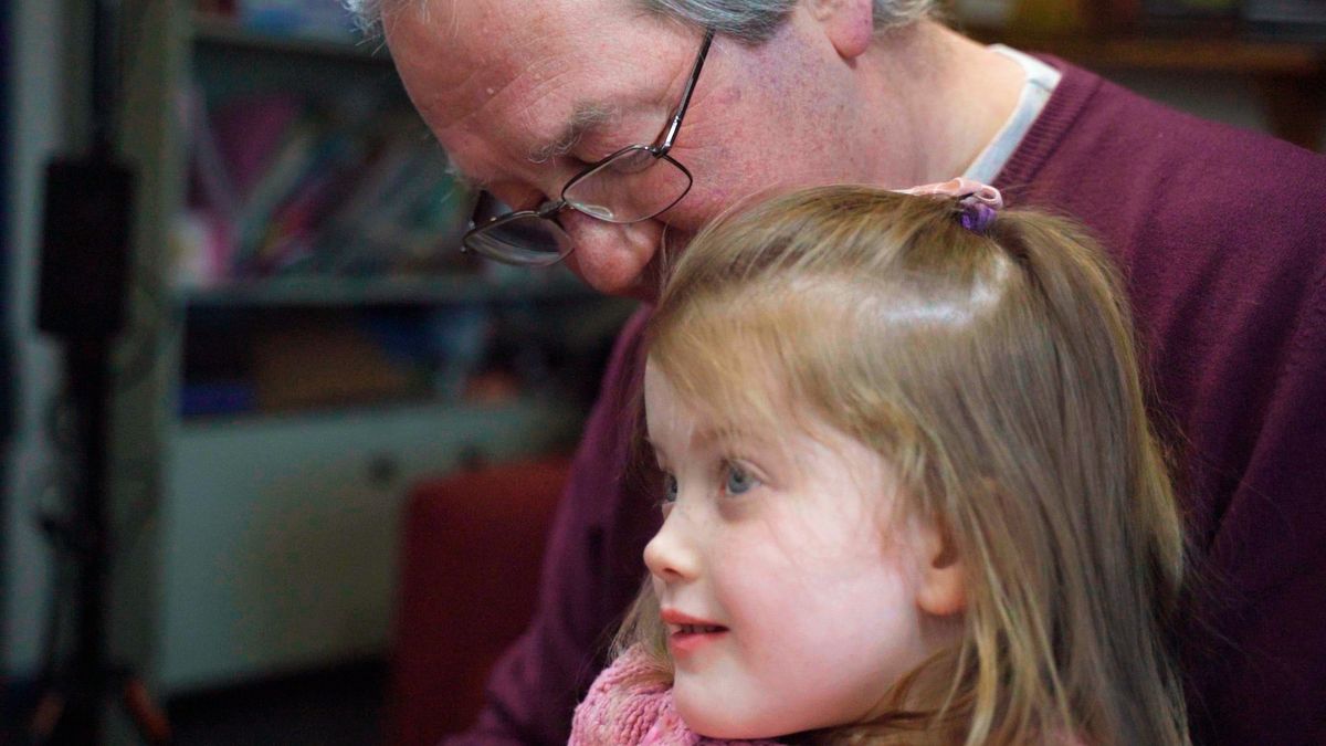 Phil and his granddaughter