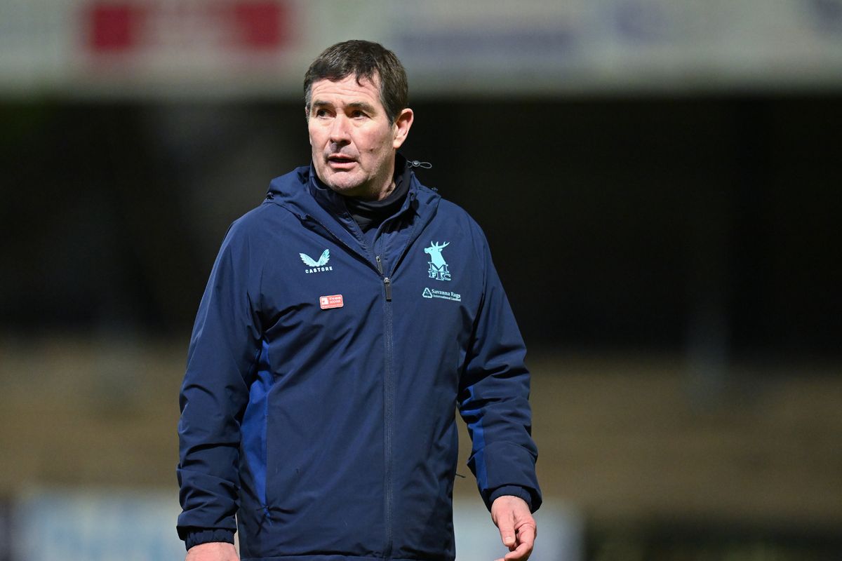 Nigel Clough looks on