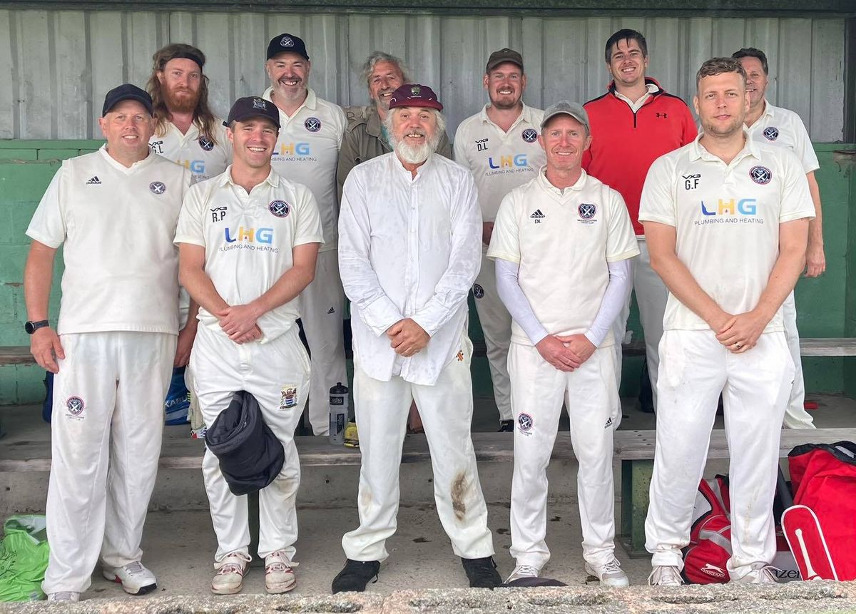 Mark Little with Guilsfield and Llandrinio Cricket Club