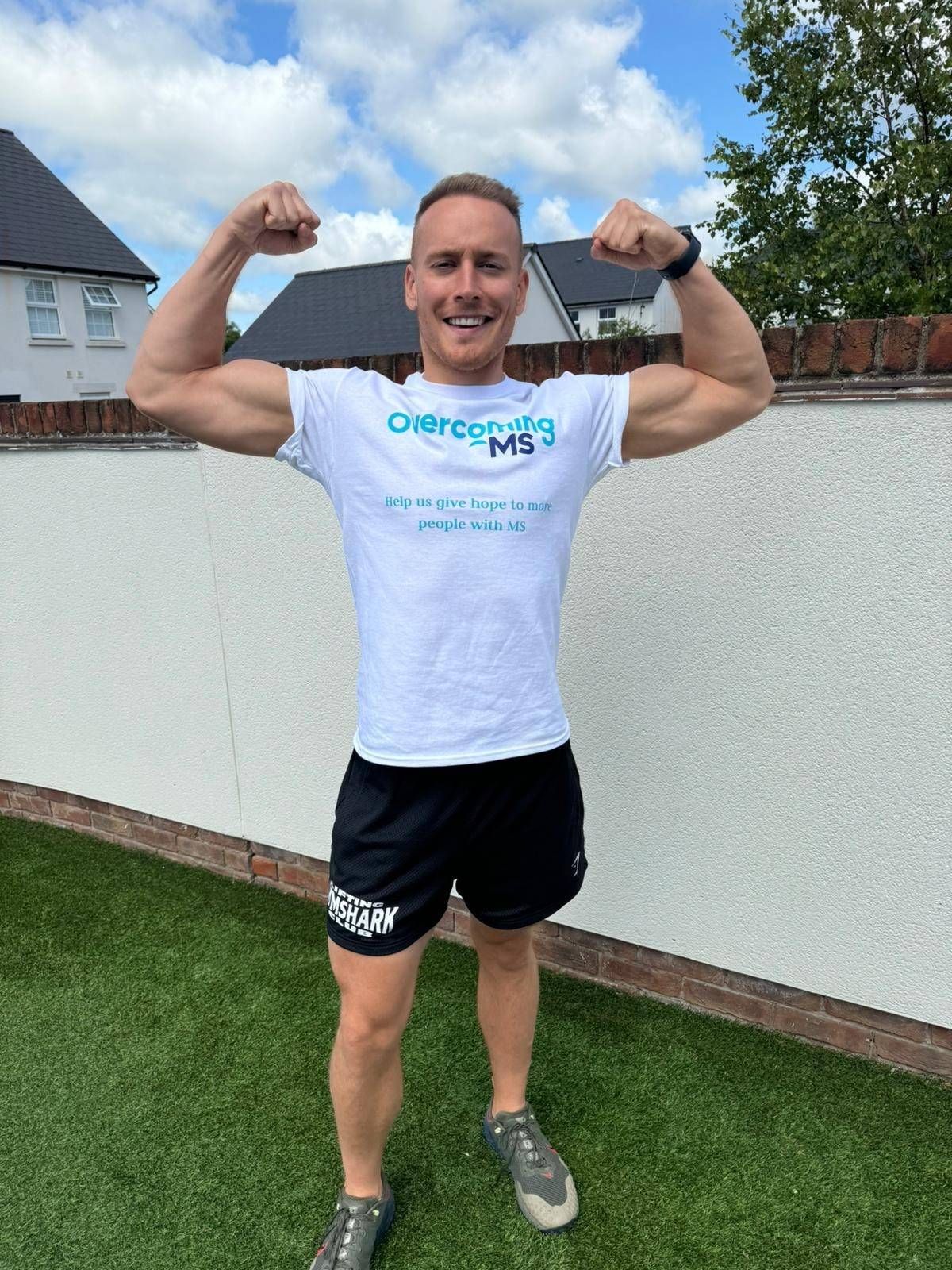 One thing that keeps George 'sane' is training at the gym