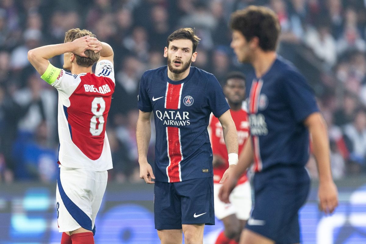 Action from PSG vs Arsenal in May 2025