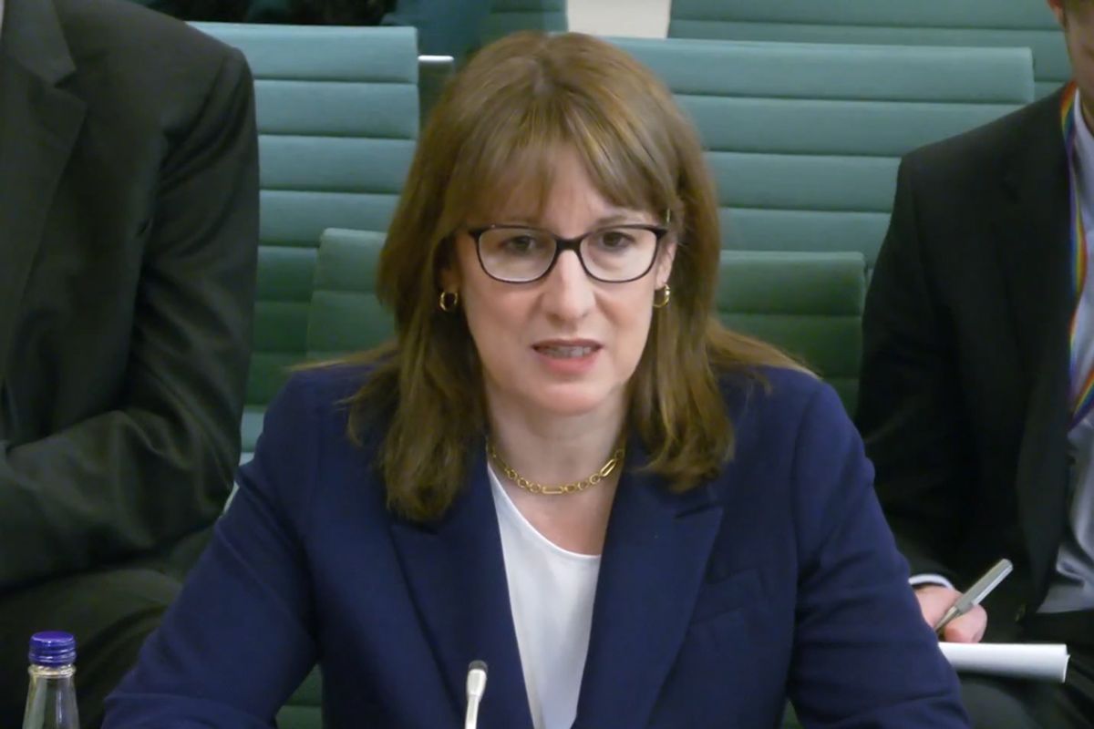 Chancellor Rachel Reeves speaking to the Treasury Committee