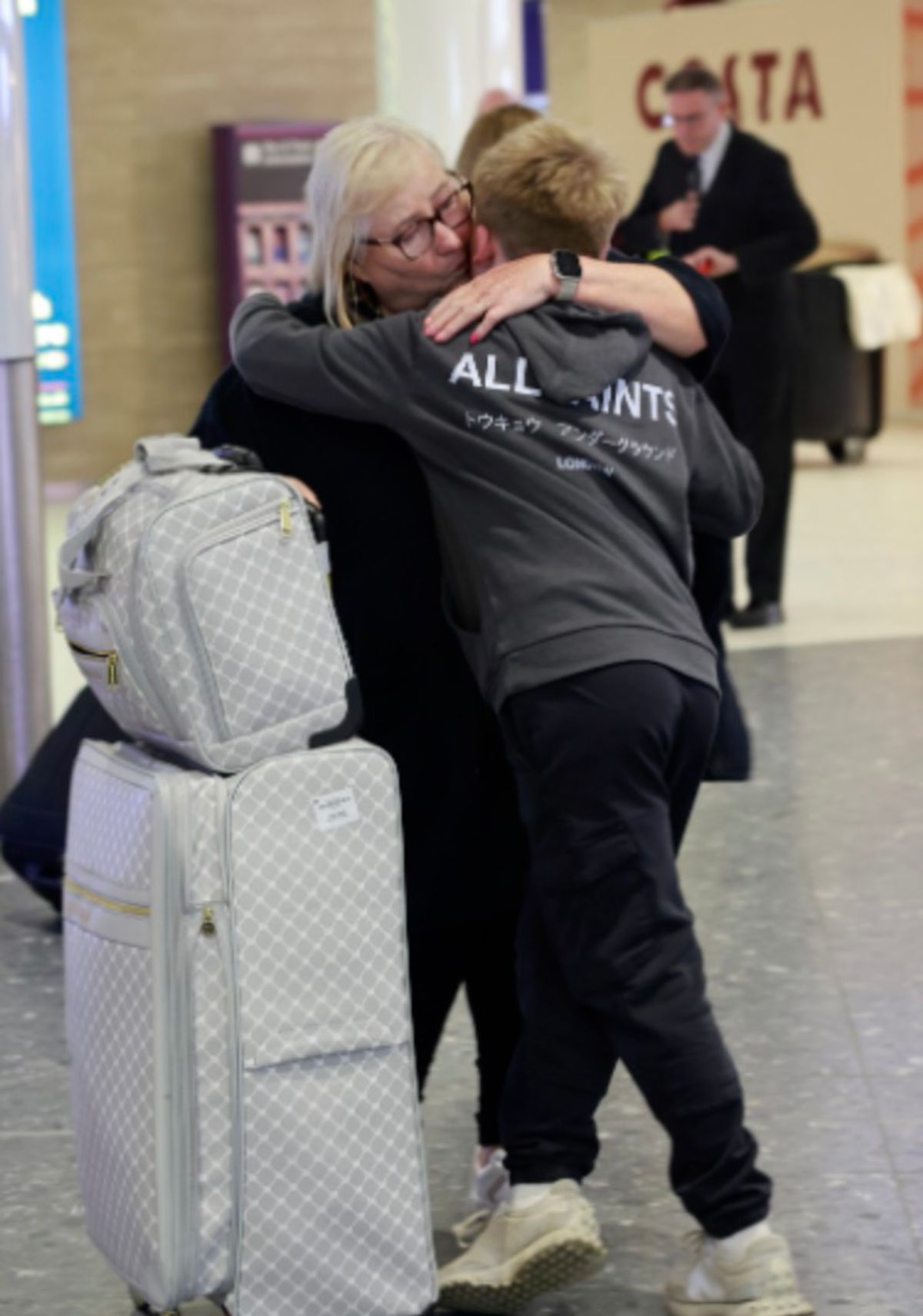 Tourists arrive back in Edinburgh