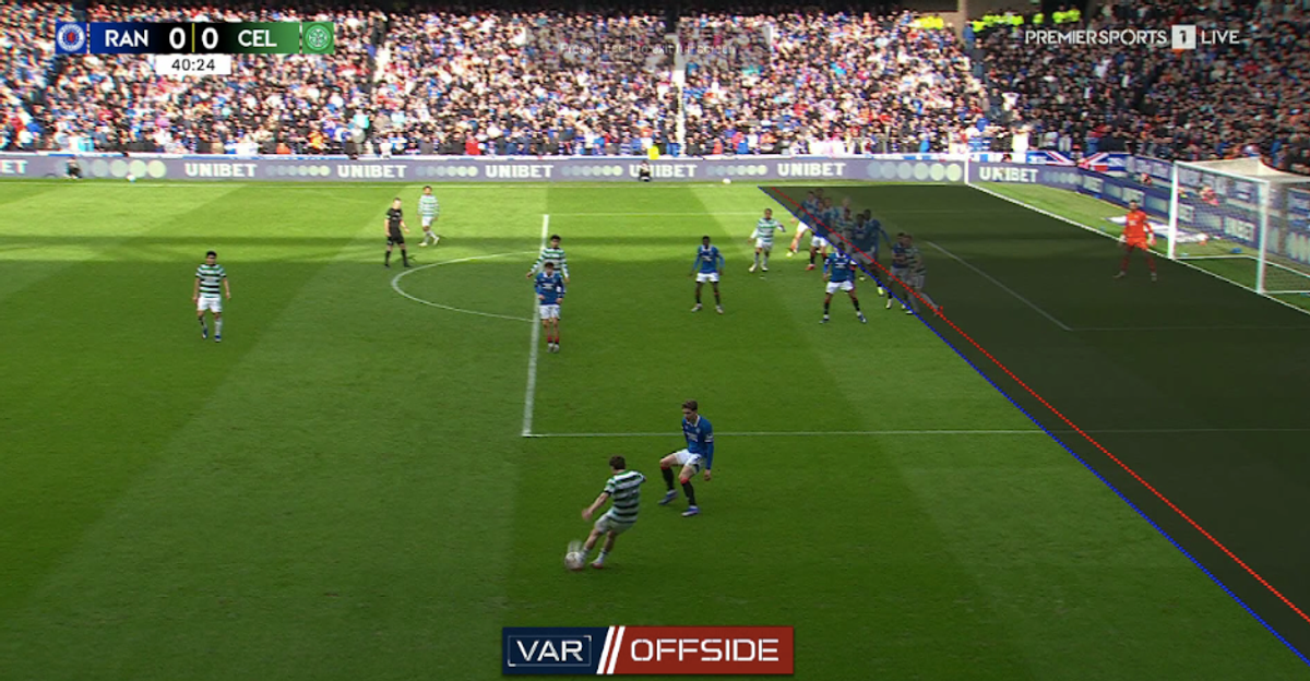 Celtic see a goal vs Rangers chopped off by VAR