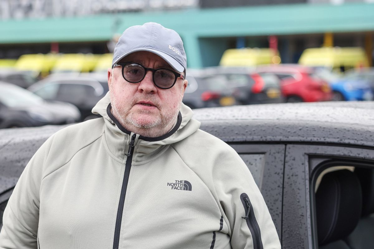 Stephen O'Rourke near where he was parked in Aintree University Hospital car park