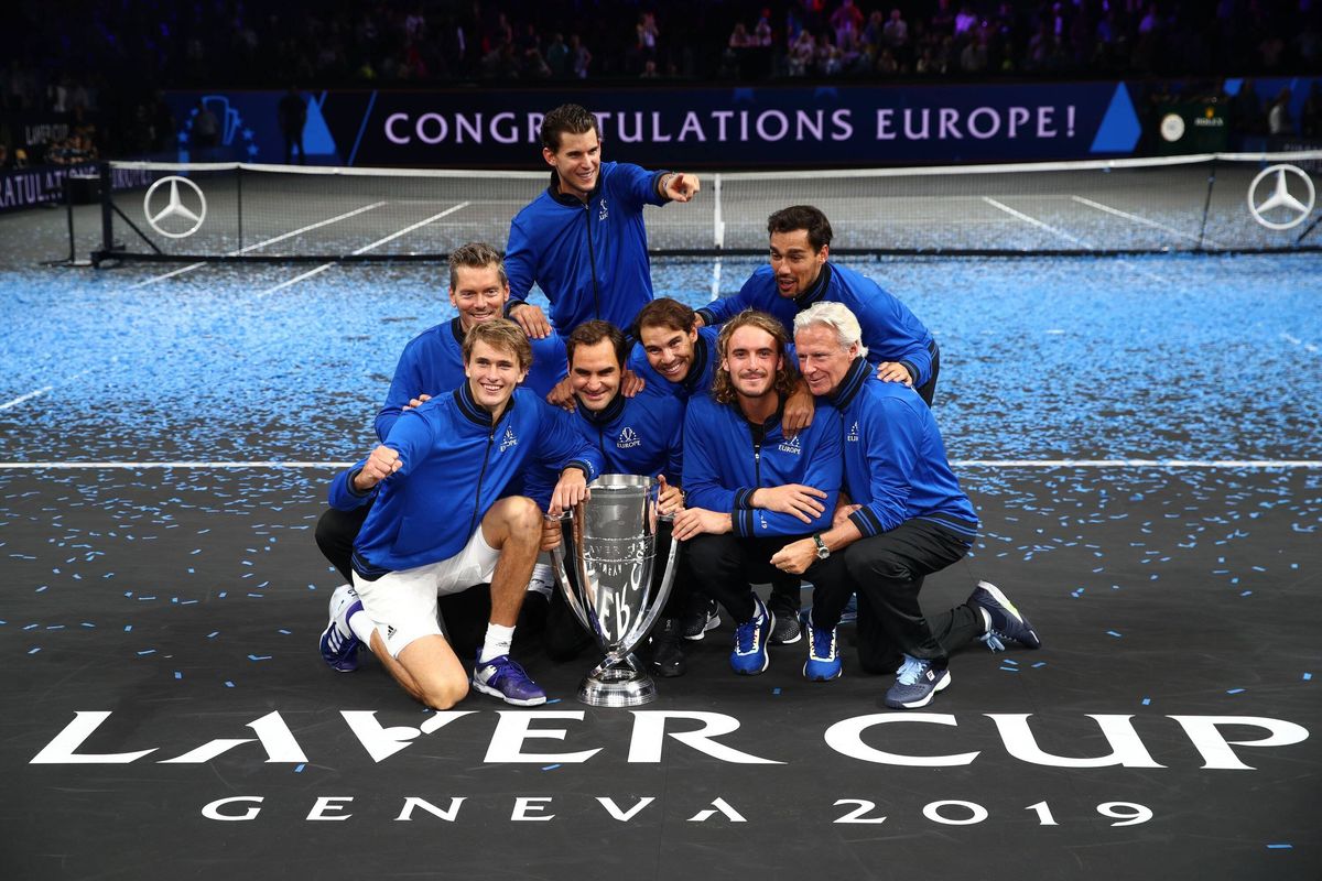 The Laver Cup winning team in 2022
