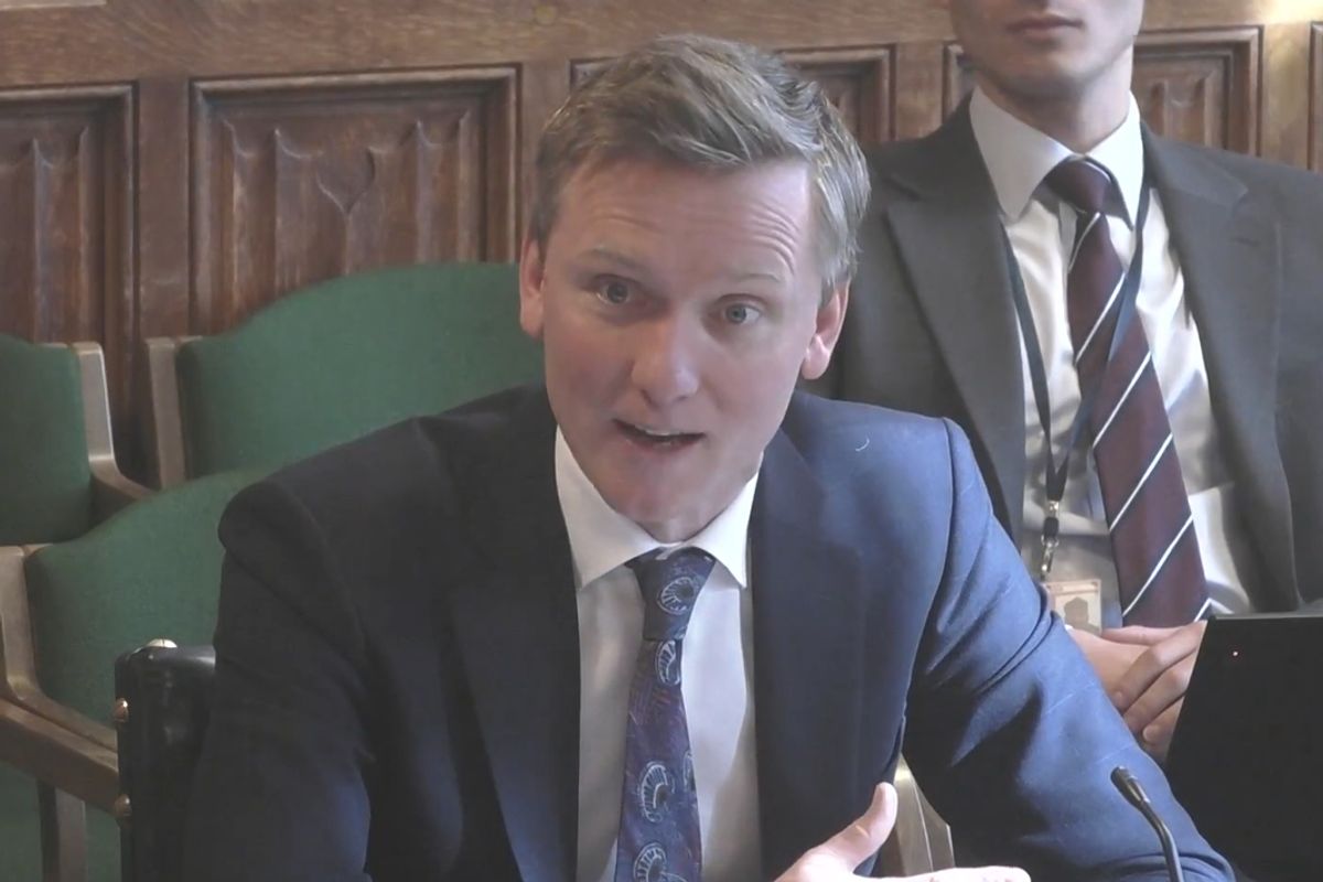 DWP minister Torsten Bell speaking to MPs