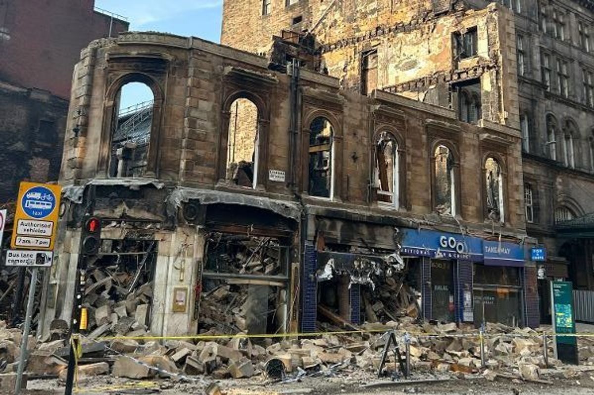 The demolition has been progressing slowly this week