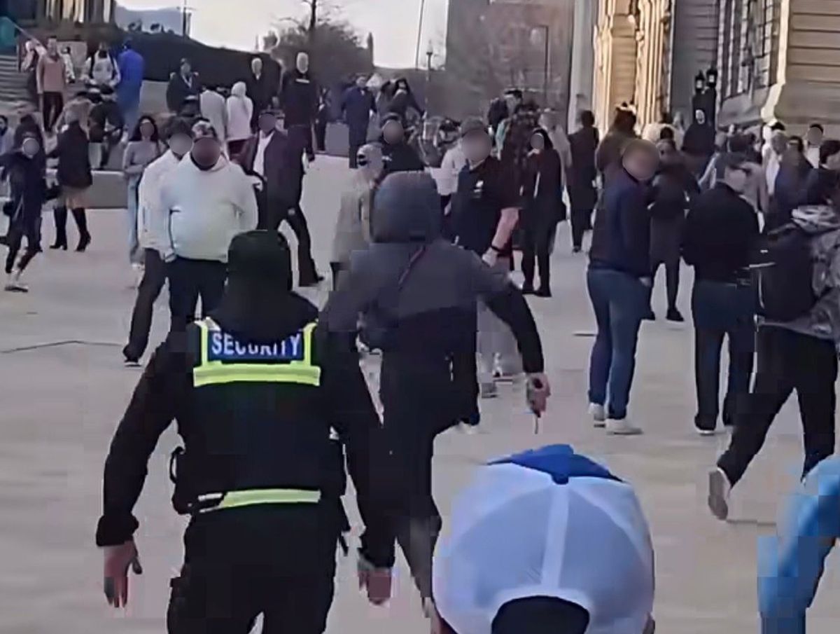 Police are investigating after disorder broke out in Birmingham city centre