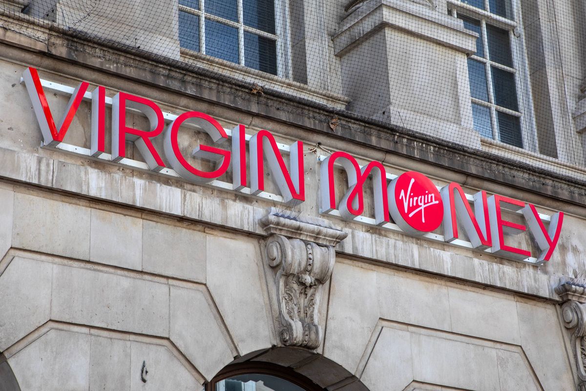 Nottingham, UK - June 28th 2025: A branch of Virgin Money in the city of Nottingham, UK.