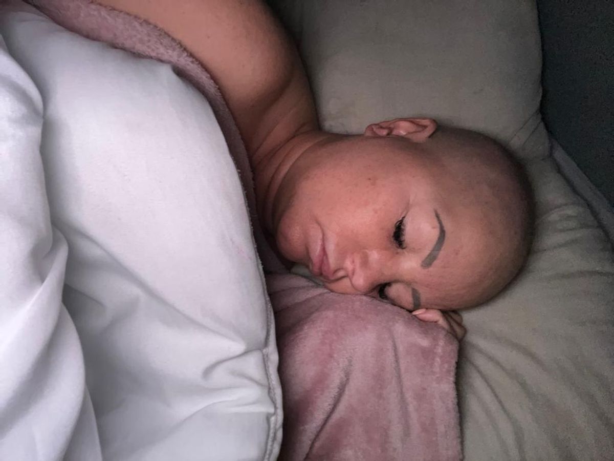 Emma Durkin during her cancer battle