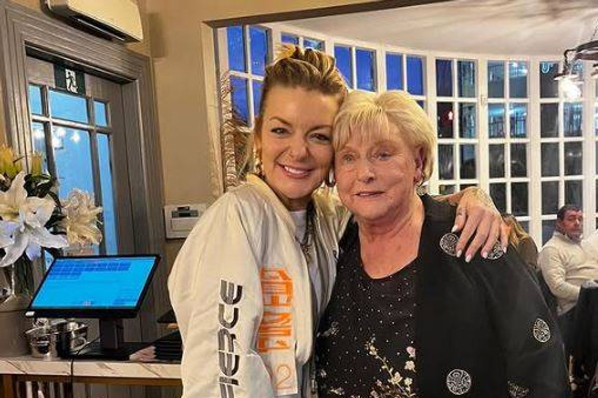 Sheridan Smith and Ann Ming at Bianco in Sunderland
