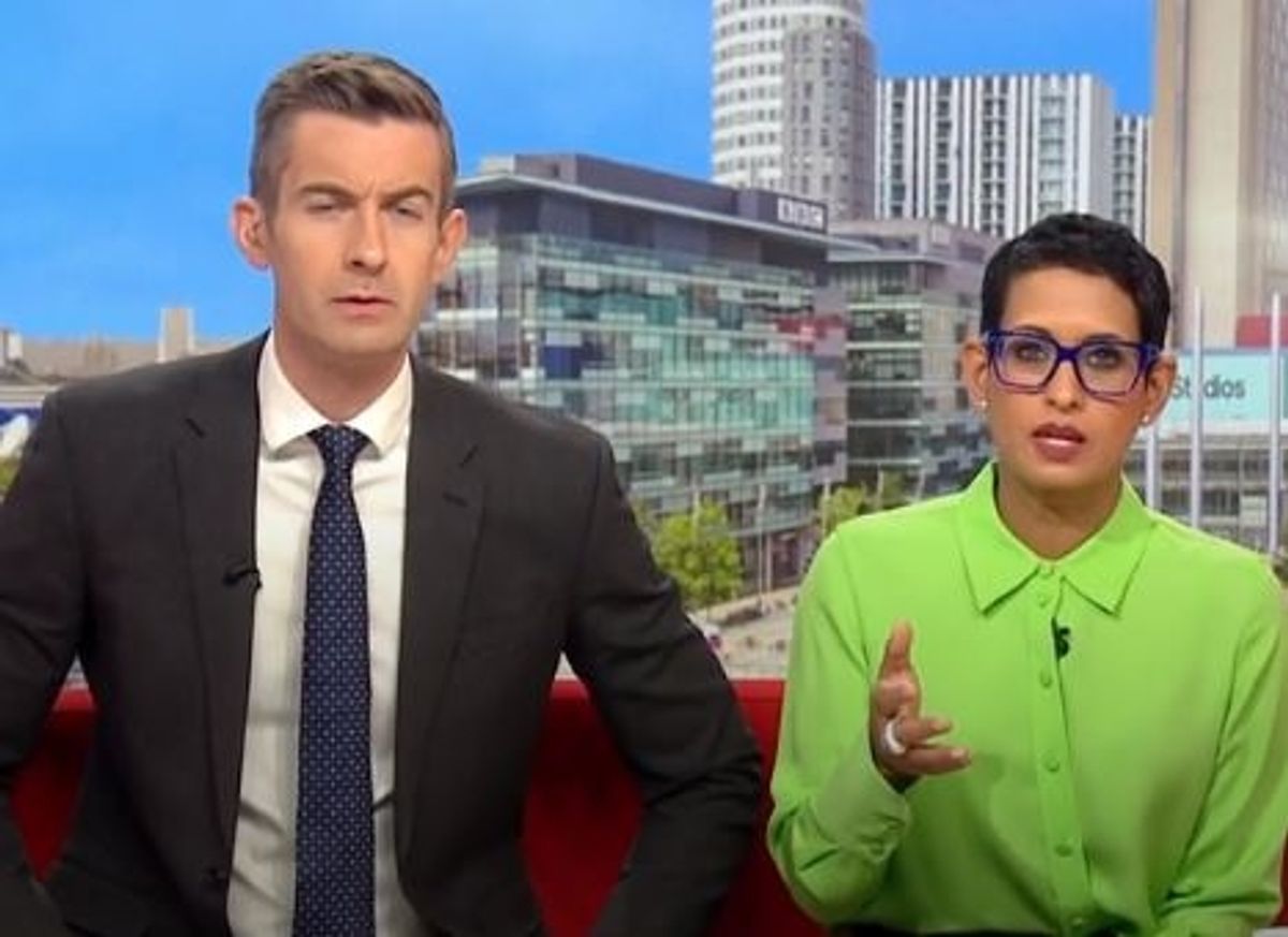 Naga Munchetty and Ben Thompson on BBC Breakfast