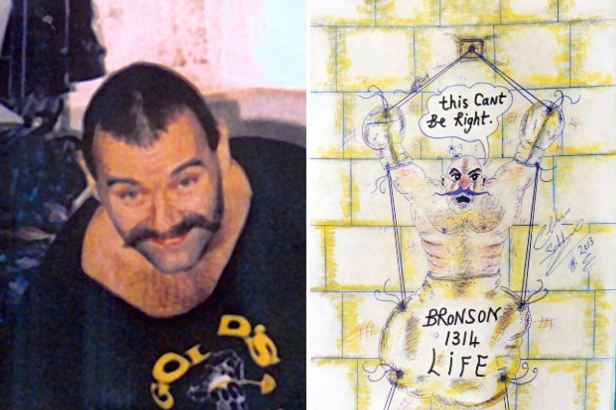 Charles Bronson and a self portrait