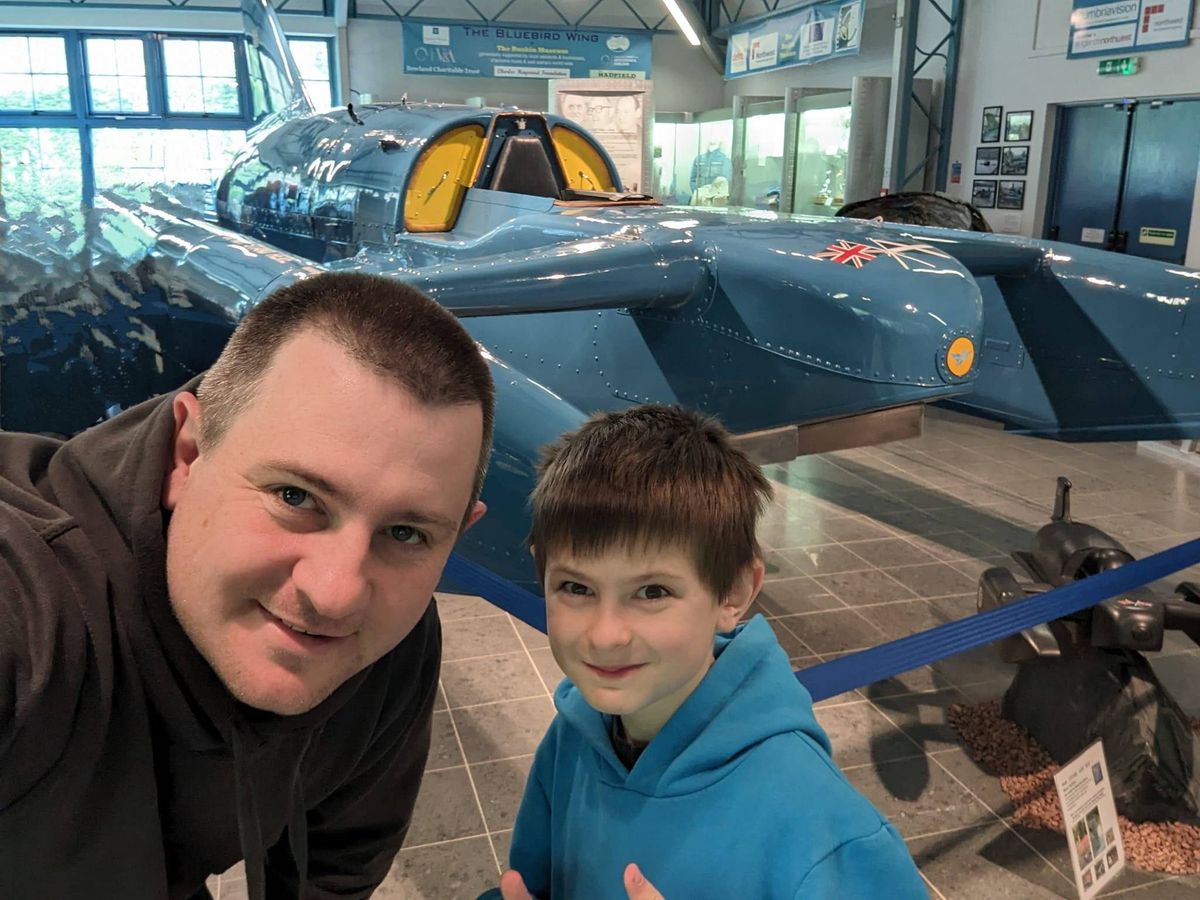 David Umpleby with son Harry